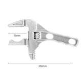 Maxbell Adjustable Wrench Short Shank 6-68mm Opening Range Repair Tool for Bathroom Style C