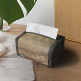 Maxbell Tissue Box Holder Creative Convenient Organizer for Tabletop kitchen Brown