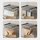 Maxbell Clothing Hanger Multipurpose Wall Mounted Folding for Outdoor Indoor Balcony