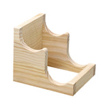 Maxbell Water Bottle Holder Organizer Holder for Dining Table Kitchen Restaurant 2 Slots Wood Color