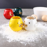 Maxbell Novelty Egg Yolk Separator Baking Assistant for Cooking Kitchen Bakery White