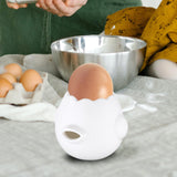 Maxbell Novelty Egg Yolk Separator Baking Assistant for Cooking Kitchen Bakery White