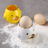 Maxbell Novelty Egg Yolk Separator Baking Assistant for Cooking Kitchen Bakery Yellow