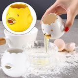 Maxbell Novelty Egg Yolk Separator Baking Assistant for Cooking Kitchen Bakery Yellow