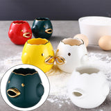 Maxbell Novelty Egg Yolk Separator Baking Assistant for Cooking Kitchen Bakery Green