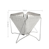 Maxbell Coffee Dripper Cone Filter Stainless Steel Home Office Use for Coffee Maker