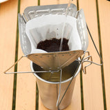 Maxbell Coffee Dripper Cone Filter Stainless Steel Home Office Use for Coffee Maker