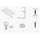 Maxbell Wire Management Tray Desk Cord Organizer Sturdy for Offices Study Rooms