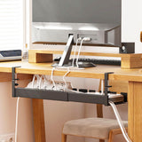 Maxbell Wire Management Tray Desk Cord Organizer Sturdy for Offices Study Rooms