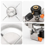 Maxbell Camping Gas Stove Camp Stove Head Backpacking Stove for Hiking Picnic