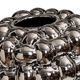 Maxbell Napkin Holder Organizer Ceramic Tissue Box Holder Chic for Living Room Decor Argent