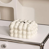 Maxbell Nordic Style Tissue Box Covers Napkin Dispenser Box Rectangle for Countertop White