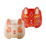 Maxbell Rabbit Shape Coffee Cups Milk Yogurt Office Porcelain Mugs 450ml Red
