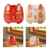 Maxbell Rabbit Shape Coffee Cups Milk Yogurt Office Porcelain Mugs 450ml Red