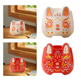 Maxbell Rabbit Shape Coffee Cups Milk Yogurt Office Porcelain Mugs 450ml Red