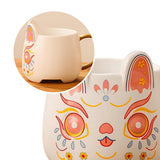 Maxbell Rabbit Shape Coffee Cups Milk Yogurt Office Porcelain Mugs 450ml White
