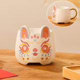Maxbell Rabbit Shape Coffee Cups Milk Yogurt Office Porcelain Mugs 450ml White