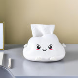 Maxbell Toilet Paper Holder Facial Tissue Box Storage Box for Bathroom white