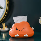 Maxbell Toilet Paper Holder Facial Tissue Box Storage Box for Bathroom orange