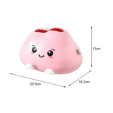 Maxbell Toilet Paper Holder Facial Tissue Box Storage Box for Bathroom pink