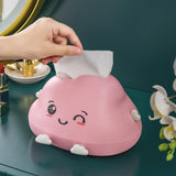 Maxbell Toilet Paper Holder Facial Tissue Box Storage Box for Bathroom pink