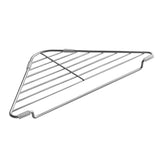 Maxbell Corner Dish Drainer Mat Stainless Steel Dish Rack for Tableware
