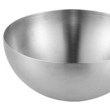 Maxbell Metal Bowls Soup Bowls Multifunction Stackable for Refrigerator Argent 15cm