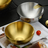 Maxbell Metal Bowls Soup Bowls Multifunction Stackable for Refrigerator Argent 15cm