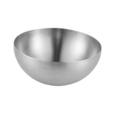 Maxbell Metal Bowls Soup Bowls Multifunction Stackable for Refrigerator Argent 20cm