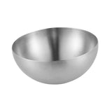 Maxbell Metal Bowls Soup Bowls Multifunction Stackable for Refrigerator Argent 20cm