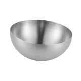 Maxbell Metal Bowls Soup Bowls Multifunction Stackable for Refrigerator Argent 20cm