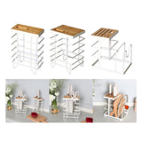 Maxbell Utensil Caddy Easy to Clean Kitchen Storage Shelf for Pantry Home Cabinet Small