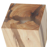 Maxbell Wood Resin Bedside Lamp Creative Lights 5W Fashionable for Hotel Corridor
