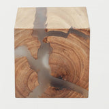 Maxbell Wood Resin Bedside Lamp Creative Lights 5W Fashionable for Hotel Corridor