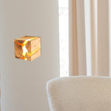 Maxbell Wood Resin Bedside Lamp Creative Lights 5W Fashionable for Hotel Corridor
