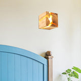 Maxbell Wood Resin Bedside Lamp Creative Lights 5W Fashionable for Hotel Corridor