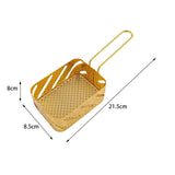 Maxbell Strainer Basket Deep Fry Basket French Fries Multi Function for Kitchen