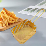 Maxbell Strainer Basket Deep Fry Basket French Fries Multi Function for Kitchen