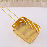 Maxbell Strainer Basket Deep Fry Basket French Fries Multi Function for Kitchen