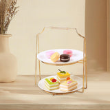 Maxbell Classic 2 Tier Cake Cupcake Stand Display Scenery Supplies for Serving Tray