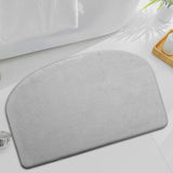 Maxbell Quick Drying Bath Mat Shower Rugs Floor Mat for Shower Kitchen Bathroom Gray S