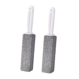 Maxbell Pumice Stone with Handle Limescale Remover for Swimming Pools Kitchen Tiles 2Pcs