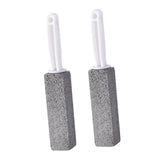 Maxbell Pumice Stone with Handle Limescale Remover for Swimming Pools Kitchen Tiles 2Pcs