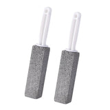 Maxbell Pumice Stone with Handle Limescale Remover for Swimming Pools Kitchen Tiles 2Pcs