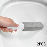 Maxbell Pumice Stone with Handle Limescale Remover for Swimming Pools Kitchen Tiles 2Pcs