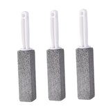 Maxbell Pumice Stone with Handle Limescale Remover for Swimming Pools Kitchen Tiles 3Pcs