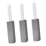 Maxbell Pumice Stone with Handle Limescale Remover for Swimming Pools Kitchen Tiles 3Pcs