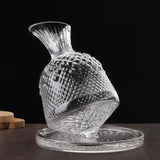 Maxbell Rotating Wine Decanter Tumbler Gift Drink Dispenser for Home Restaurant