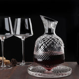 Maxbell Rotating Wine Decanter Tumbler Gift Drink Dispenser for Home Restaurant