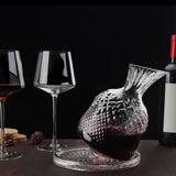 Maxbell Rotating Wine Decanter Tumbler Gift Drink Dispenser for Home Restaurant